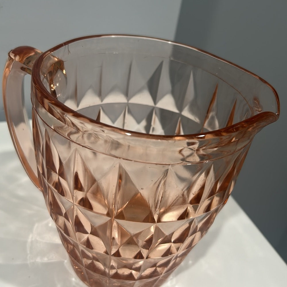 Jeanette pink pitcher - Picture 2 of 3